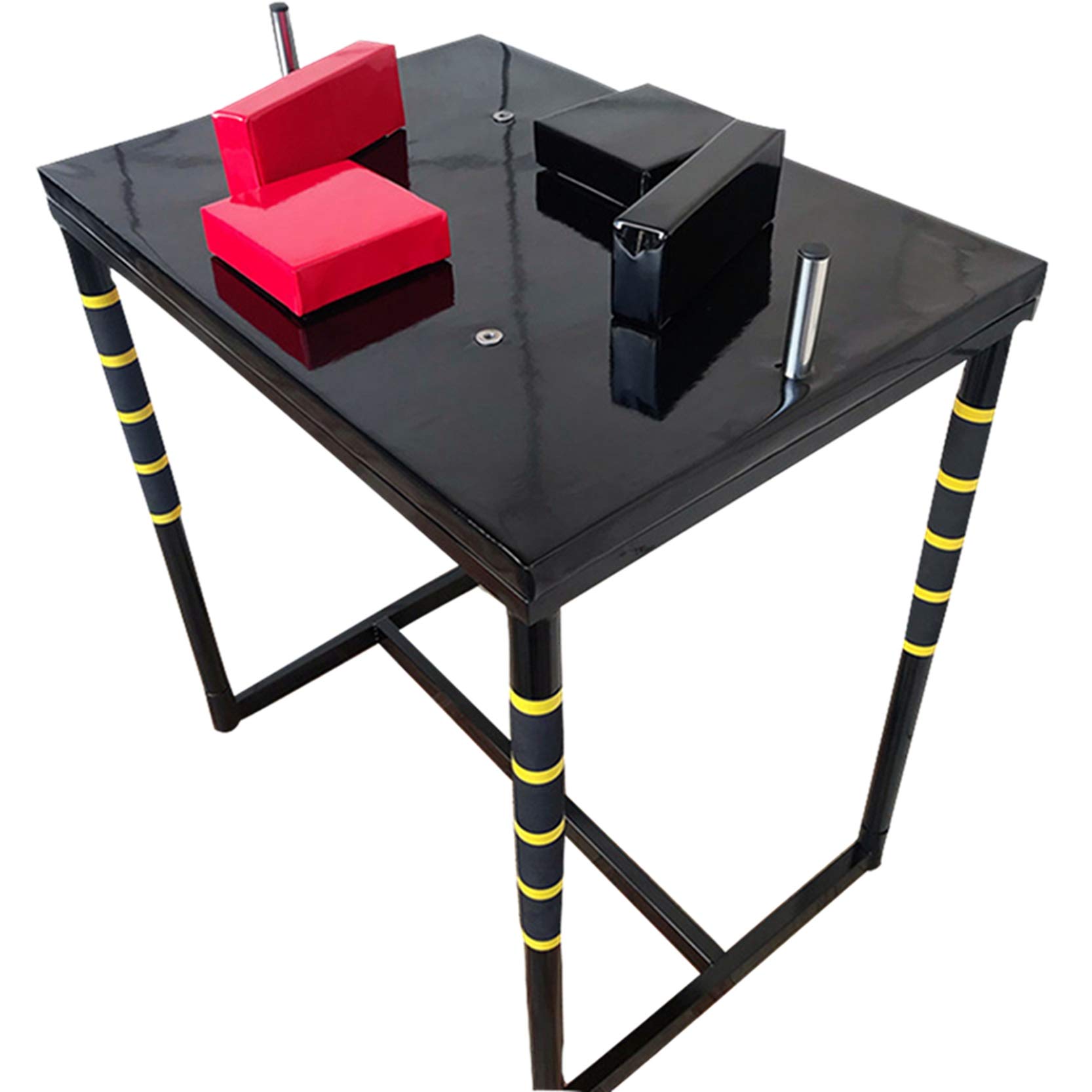DINGYU Arm Wrestling Table Standard Arm Wrestling Table Wrist Strength Table-Used for Home Fitness And Entertainment Competitions,Black