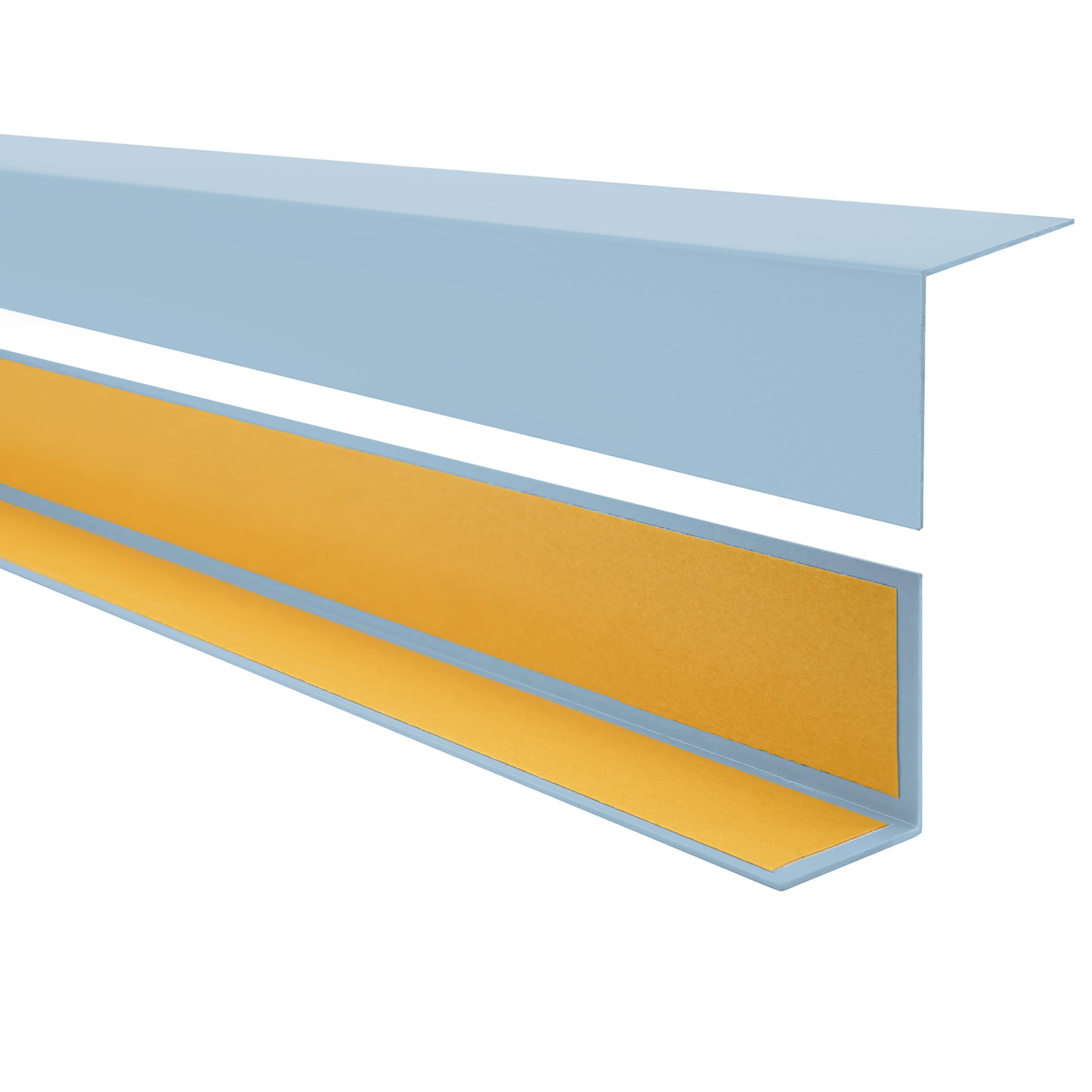 Quest Angle Trim 15 x 15 mm Self-Adhesive PVC - Light Blue, 100 cm — image 1
