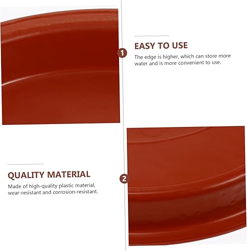 Miniatura 5 de OFFSCH Bandeja de base ovalada para bonsái, para evitar fugas de agua, maceta, platillos para plantas, base de bonsái, bandeja de goteo, ovalada de