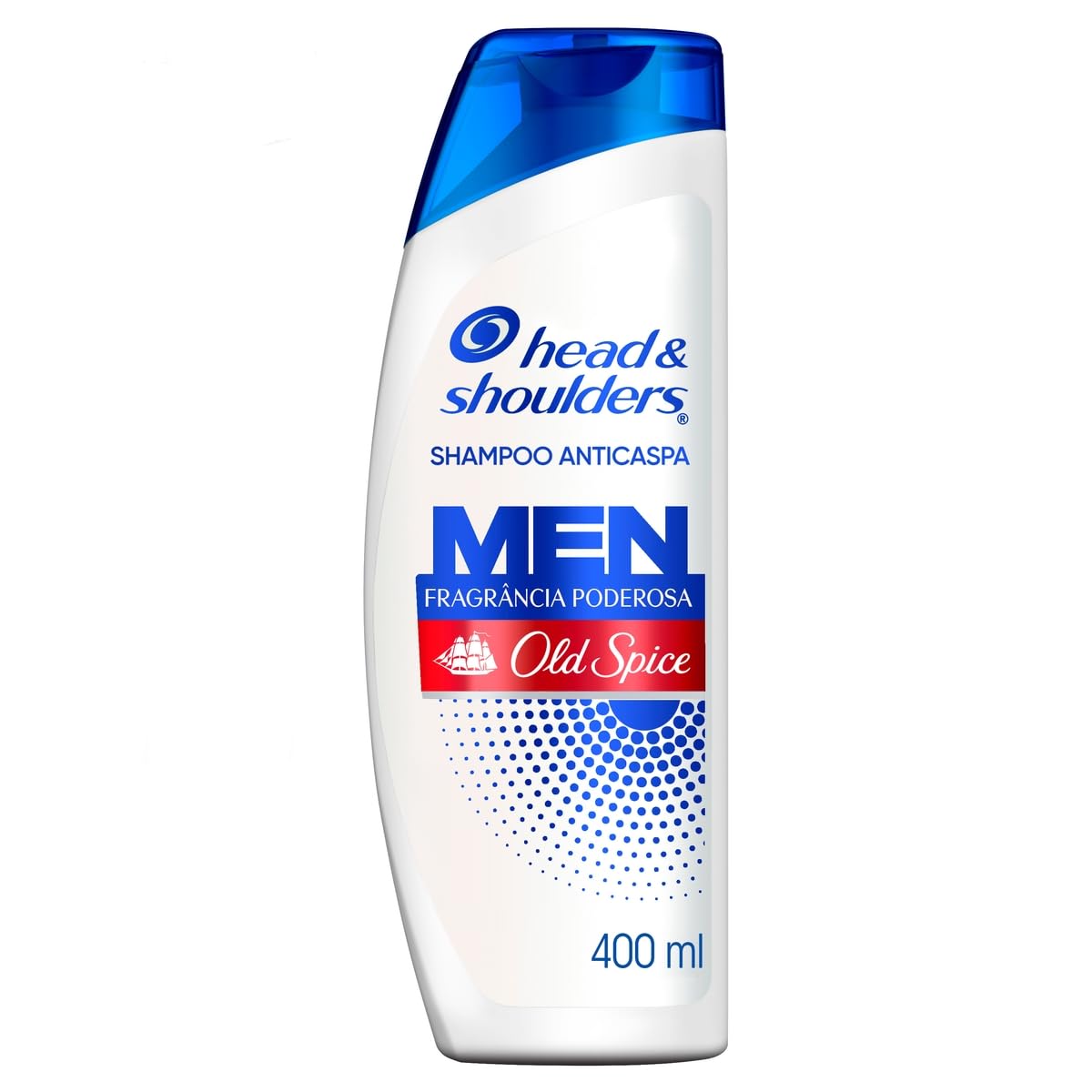 Head & shoulders & Shampoo Anticaspa Masculino com Old Spice Para Cabelo Oleoso 400 Ml, &