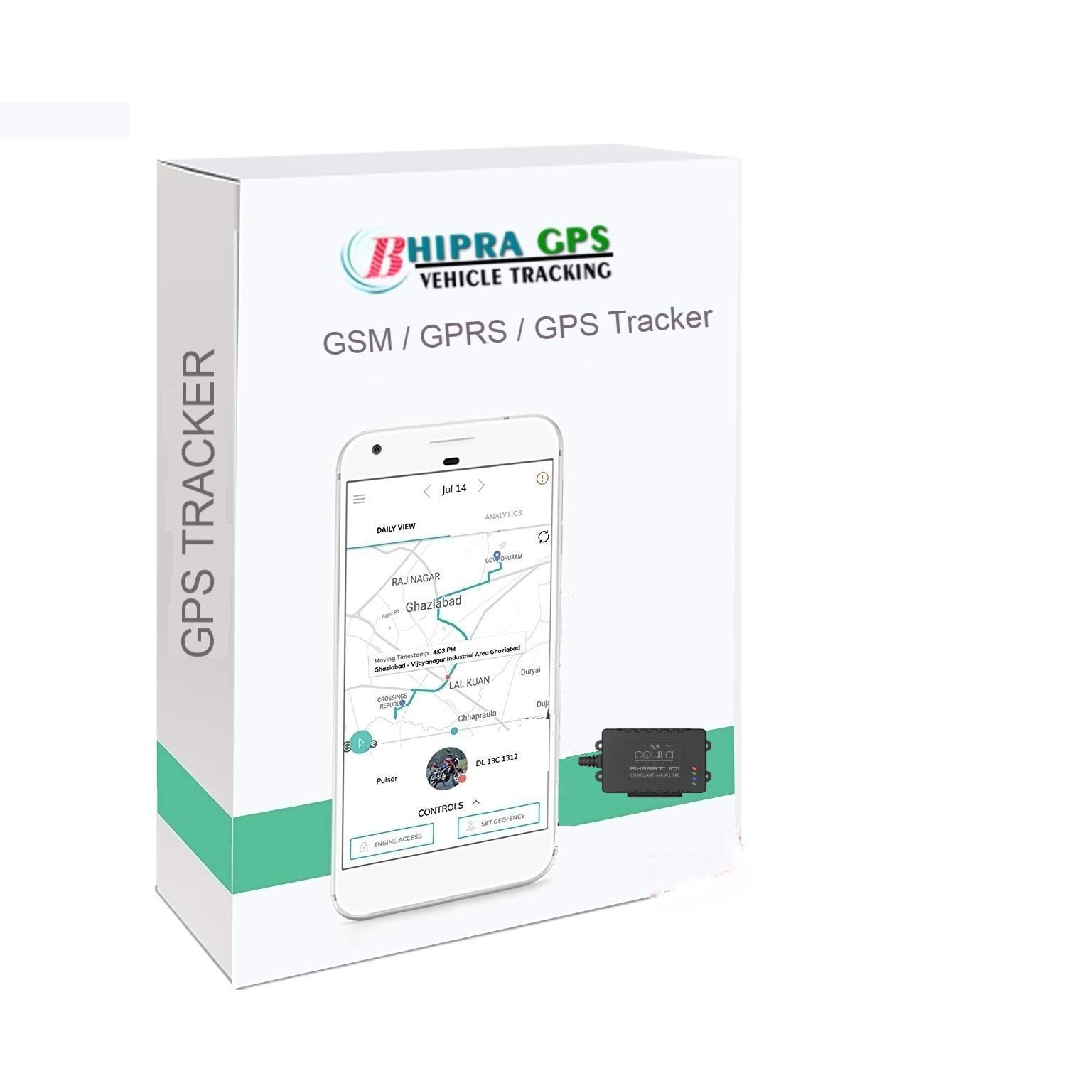 Bhipra BHARAT101 AIS140 - Vehicle GPS Tracker with SOS for Car, Truck, Bus - Real-Time Tracking with 1 Year Free Subscription, SIM Card & App-image-20