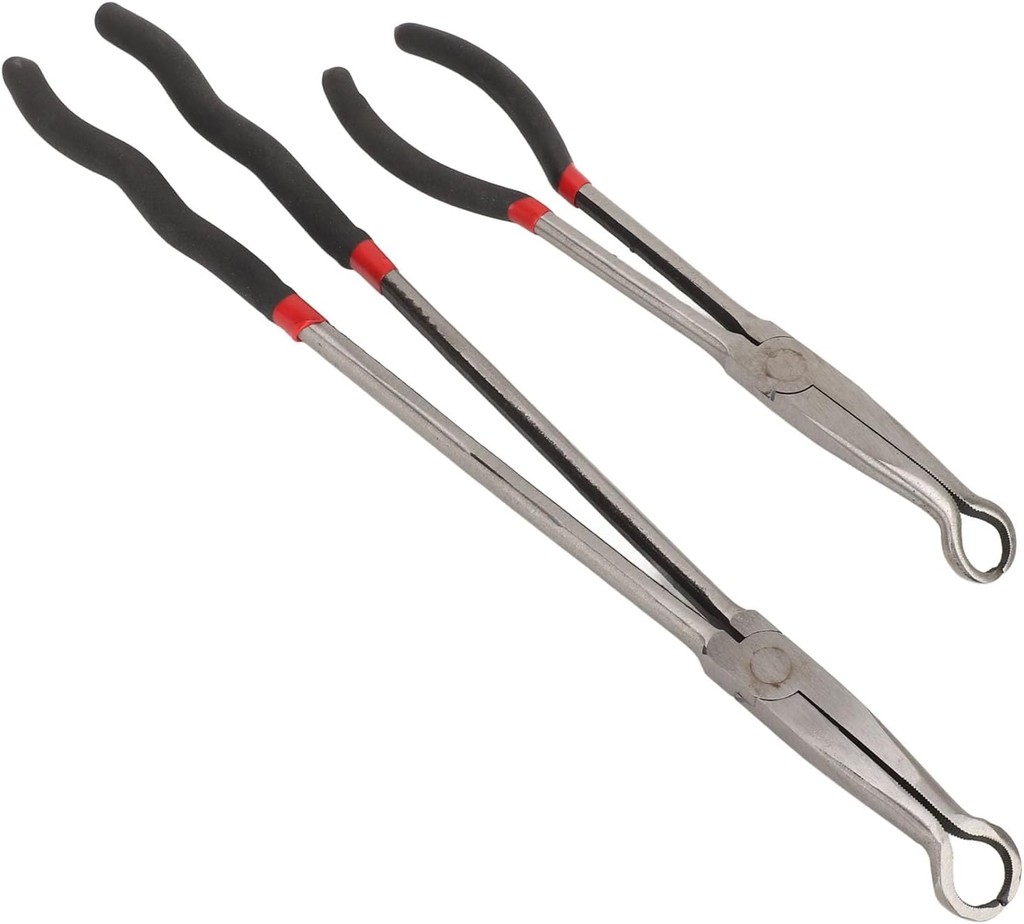 Electrical Disconnect Pliers with Long Structure, Carbon Steel, Fuel Line Pliers Set Electrical Disconnect Pliers for Mass Airflow Sensors, Fuel Injectors, Ignition Coils