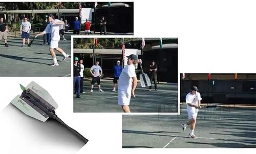 Miniatura 6 de Raqueta de tenis de resistencia a la potencia, entrenador de swing para práctica, agarre de entrenamiento de velocidad que es muy útil y conveniente.