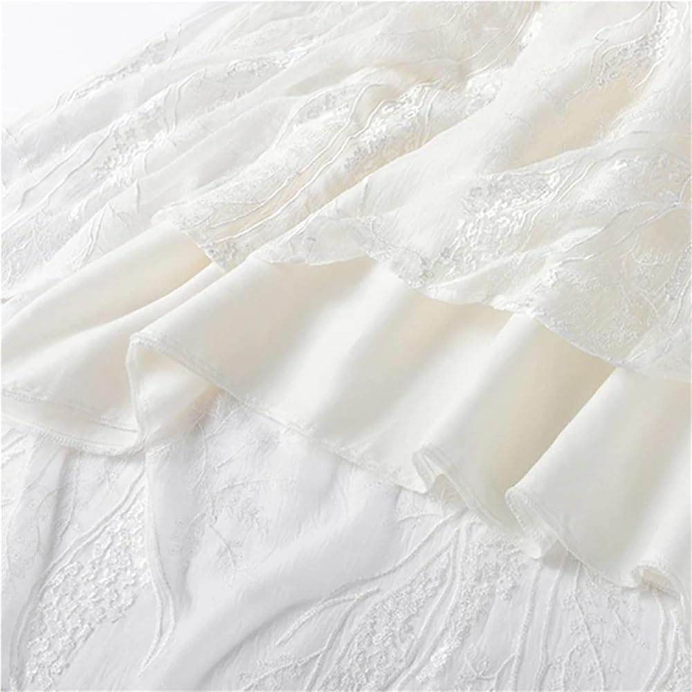 Women's Silk Chemise Dress Embroidered Slip Lingerie