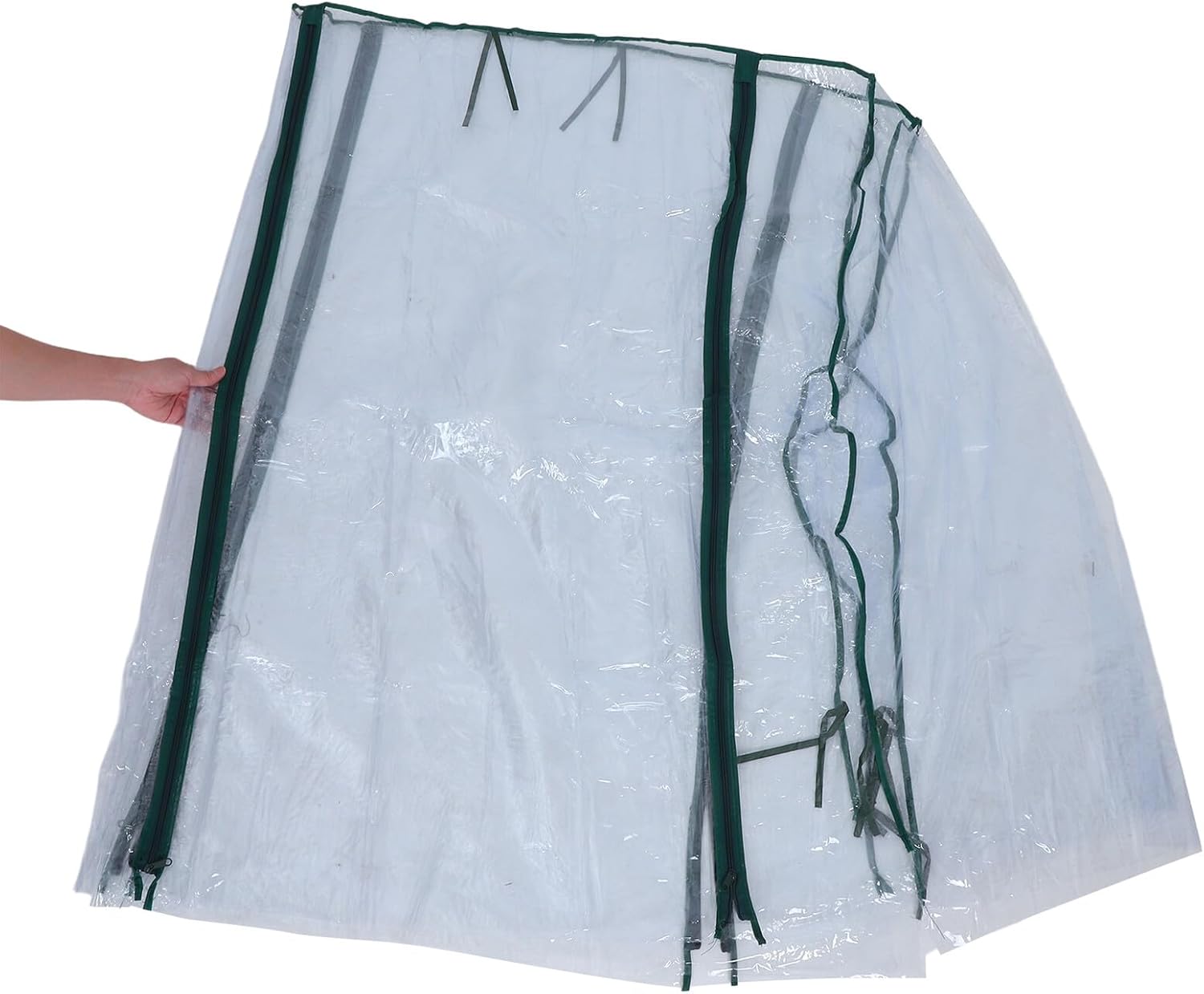 UPKOCH Mini Greenhouse Cover Replacement PVC Film 1.8x0.9x0.9m for Outdoor Raised Garden Beds Frost Protection and Winter Plant Shelter