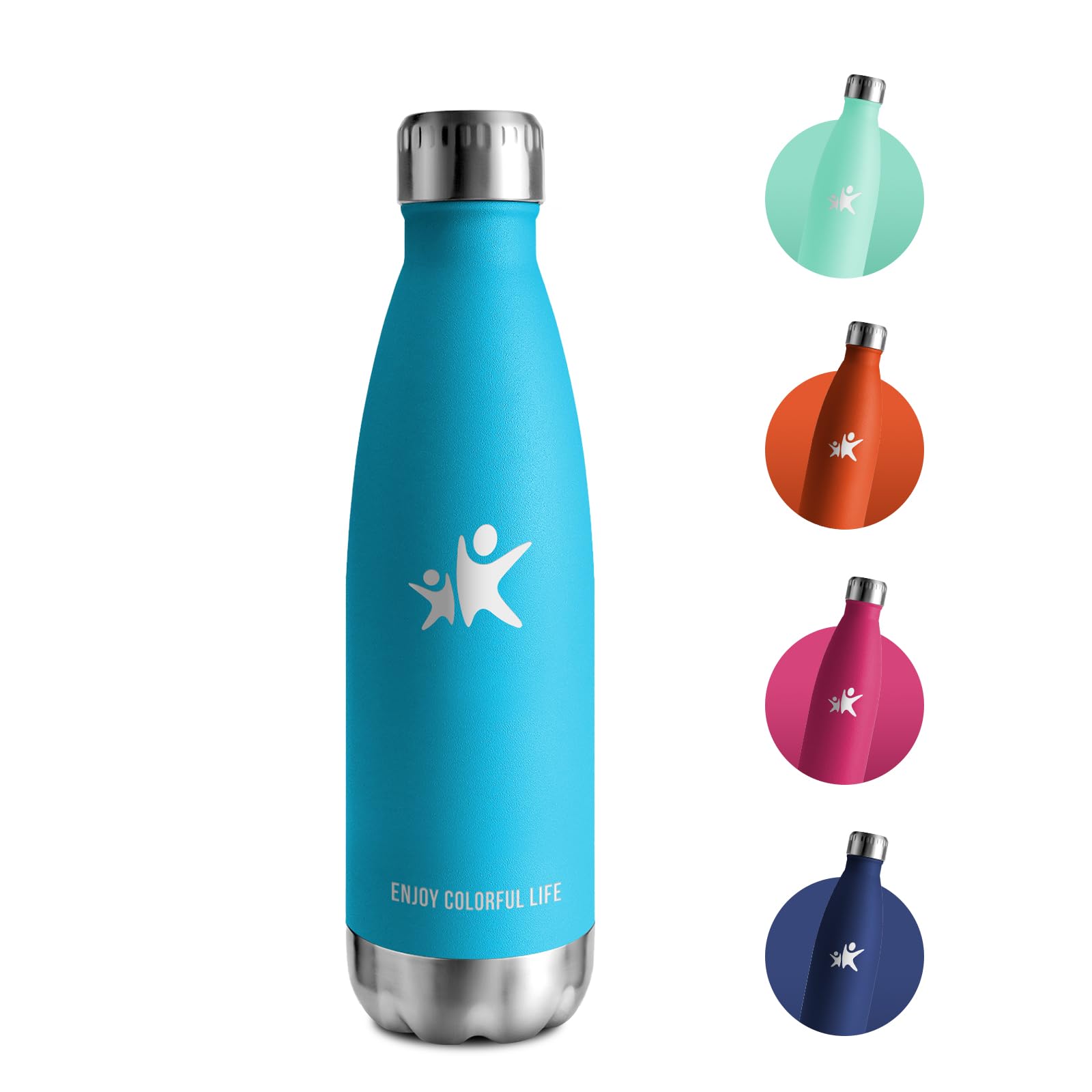 Botella Agua Termica 750ml, Botella Agua Acero Inoxidable sin BPA, Botella Termica con Doble Pared, Termo para Escuela, Oficina, Deporte — view 18