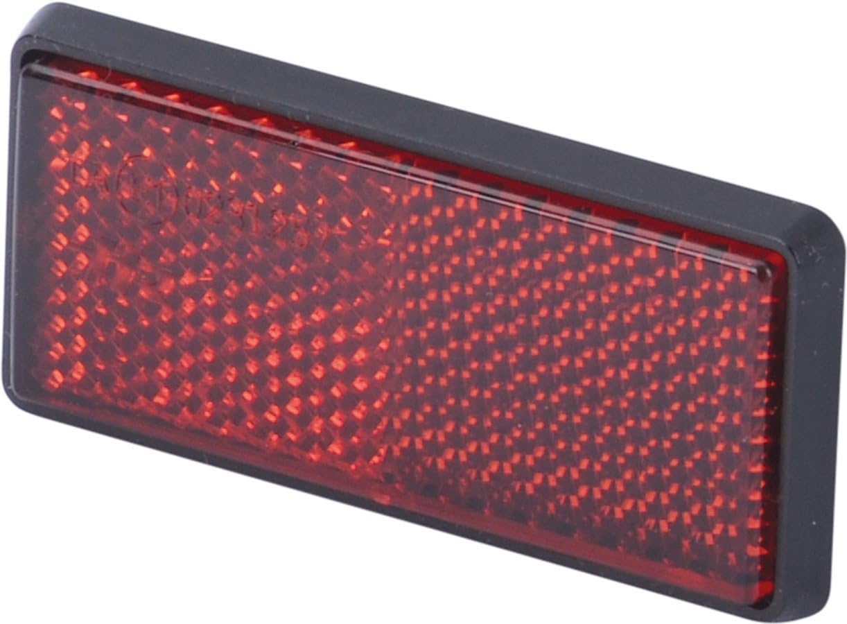 HR 12310201 Automobile Safety Reflectors - Pack of 2 - Made in Germany - 1.38 x 3.0 x 0.35 inches Practical Reflectors Set - Universal Use on the Vehicle, At the House, the Garage or on Your Bike