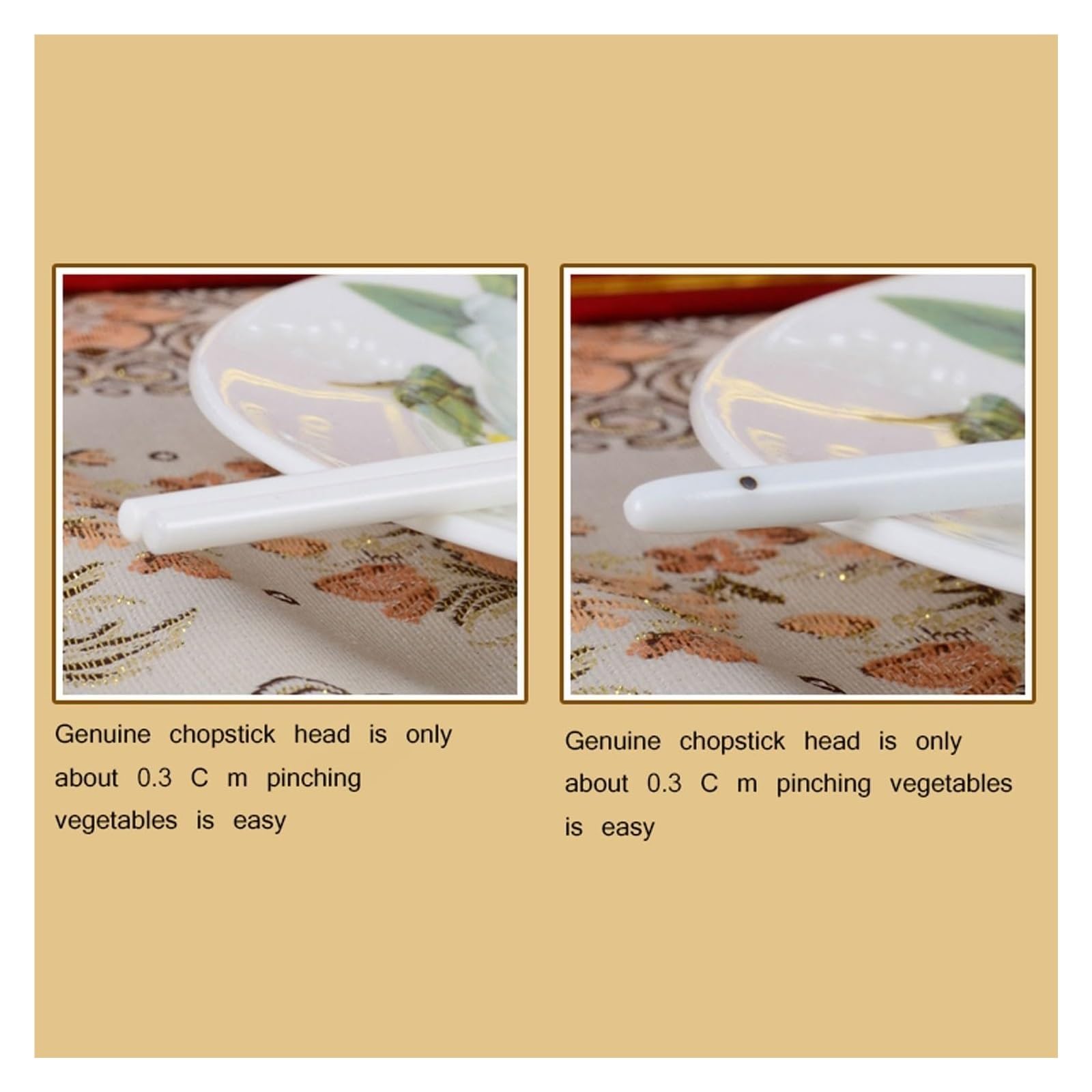 Baguettes en céramique, Baguettes japonaises en porcelaine, coffret cadeau de 10 paires baguettes céramique