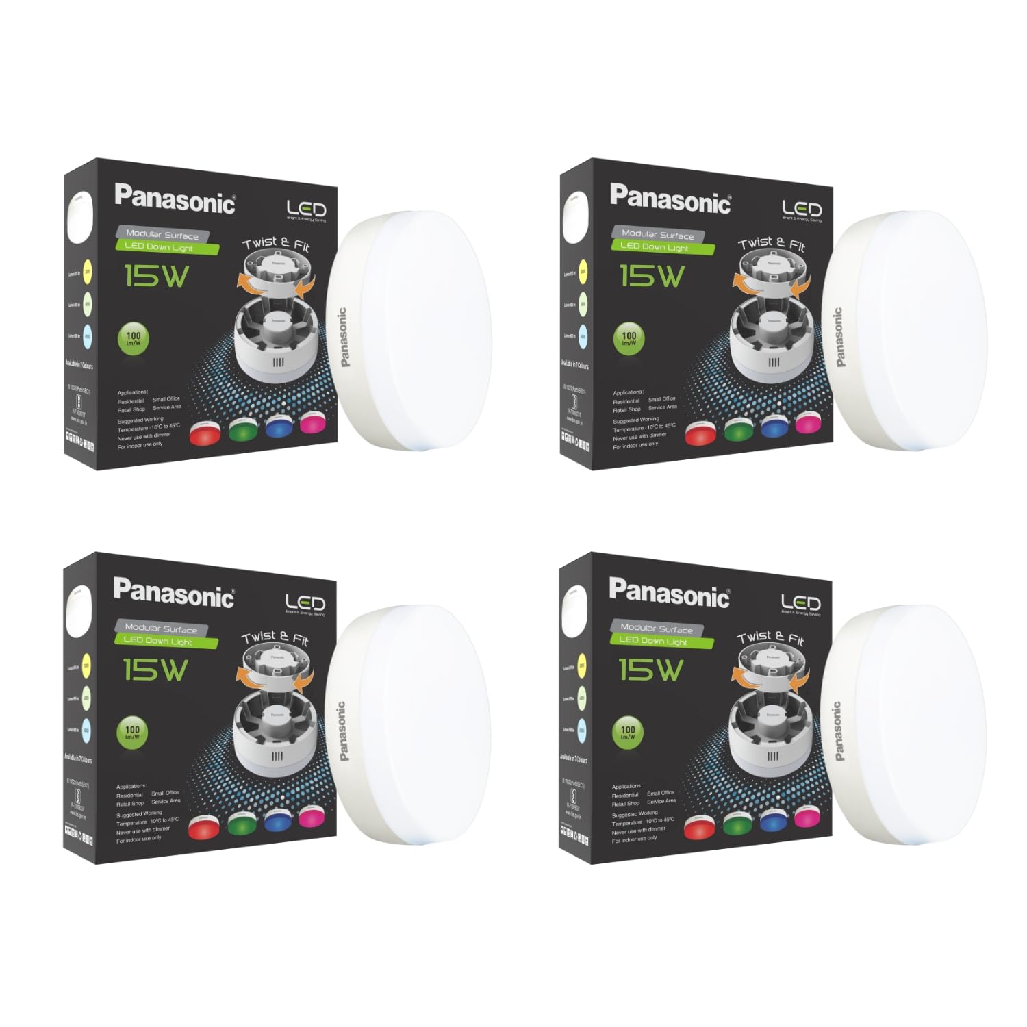 Panasonic 15W LED Twist Downlight - Natural Daylight -13