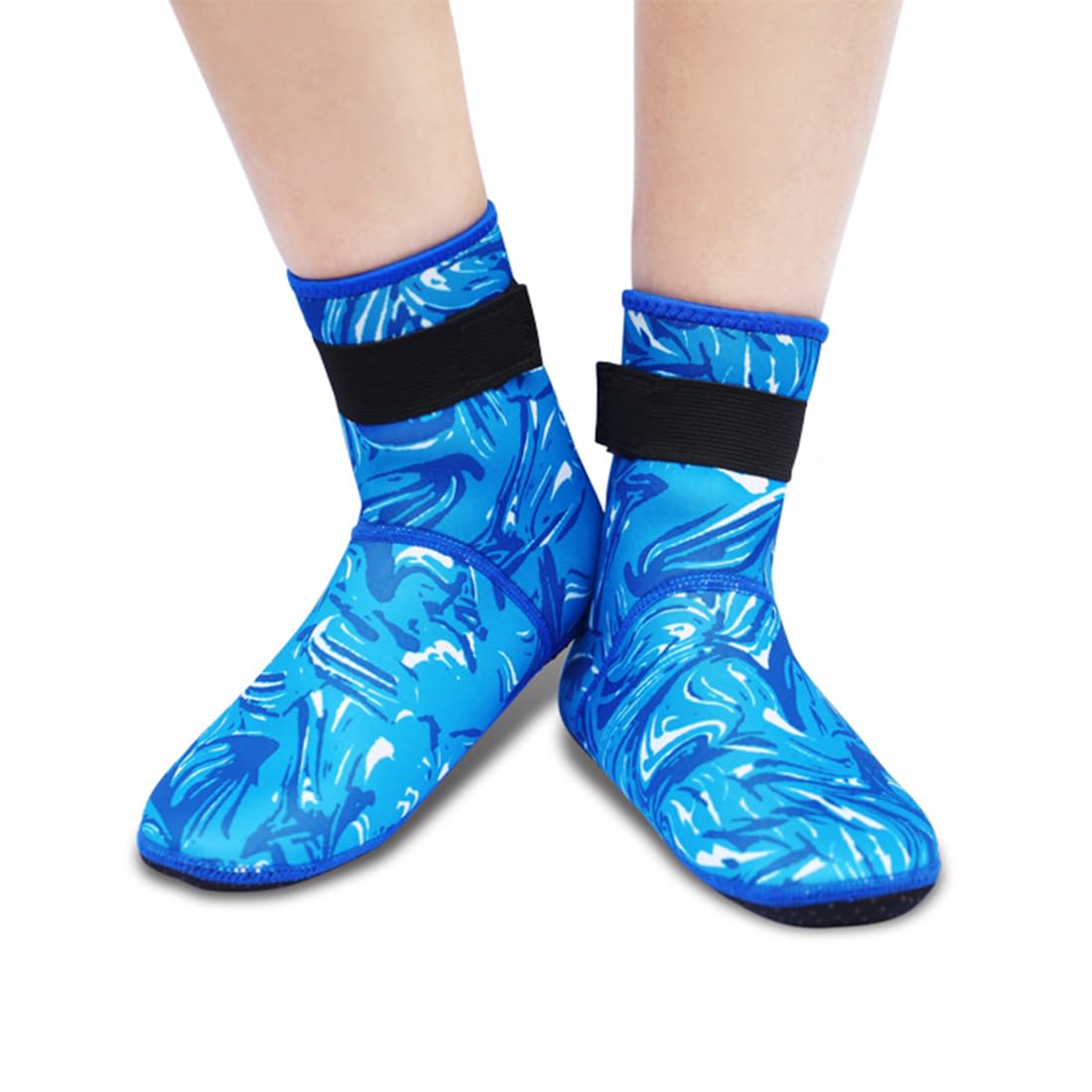 PBAHAUP Calcetines de Neopreno, Escarpines Calcetines de Buceo, Calcetines de Neopreno 3mm Calcetines Antideslizantes Térmicos para Buceo, Snorkel, Surf, Vela para Hombres Mujeres Antideslizantes