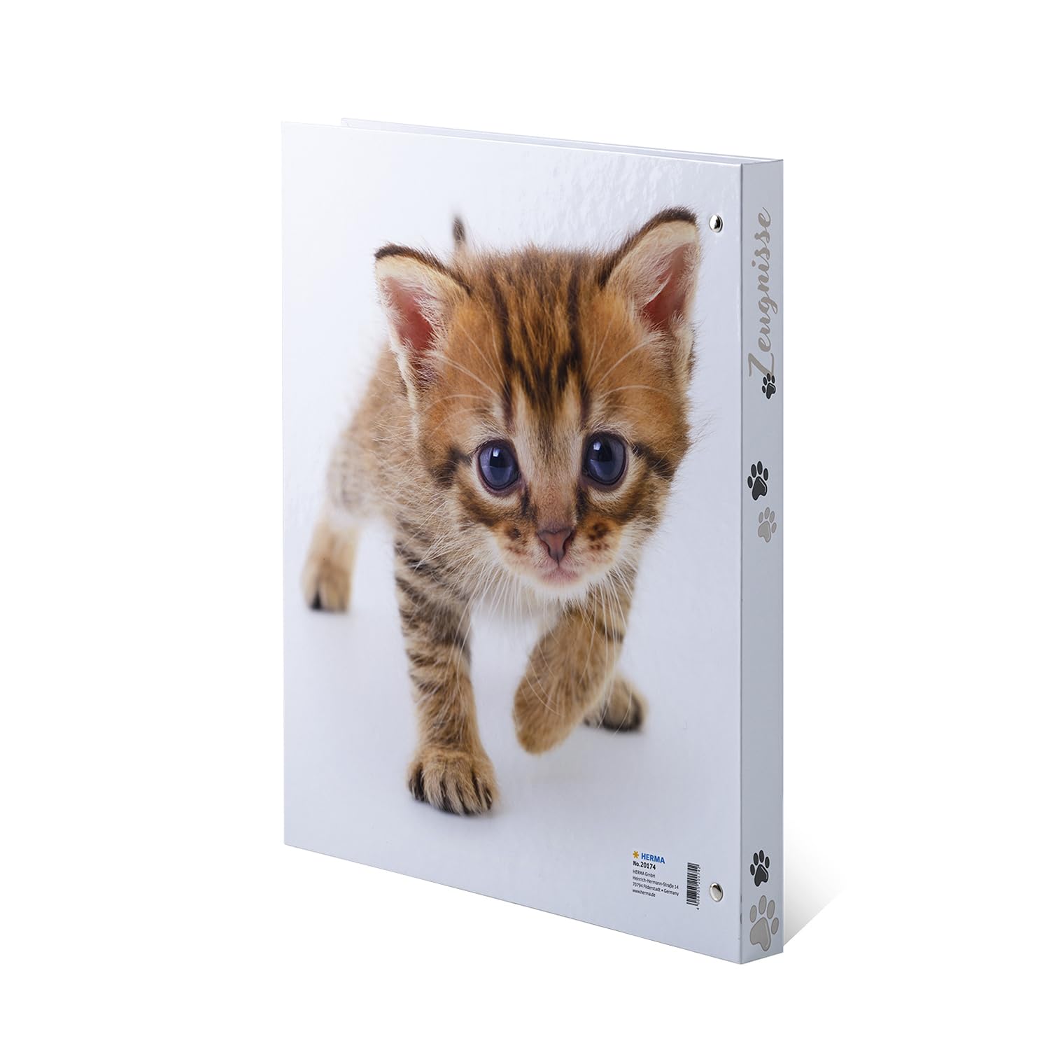 Image secondaire de Classeur à Anneaux HERMA pour Témoignages A4 avec Motif de Chats