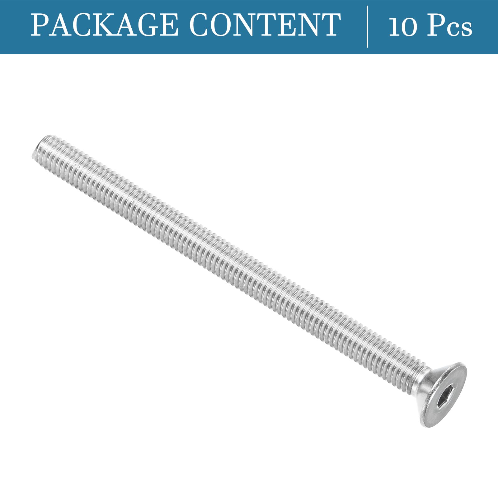 5 Viti A Brugola Testa A Bottone Inox 3/8-16x3 - Bulloni 18-8 Acciaio Inossidabile, Rivercity Fastener