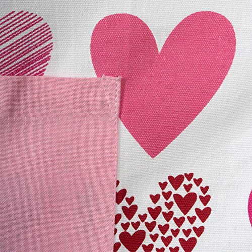 DII Everyday Kitchen Basic, Hearts Collage, Apron - Image 3