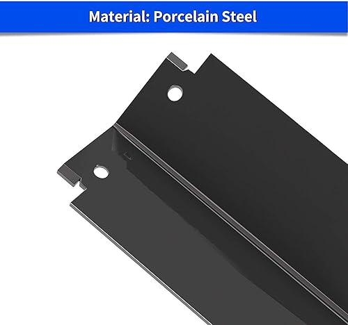 Miniatura 4 de Protector de placa de calor de acero porcelánico de 6 x 3 13/16 pulgadas, repuesto para quemadores de parrilla Charbroil, piezas Kenmore de