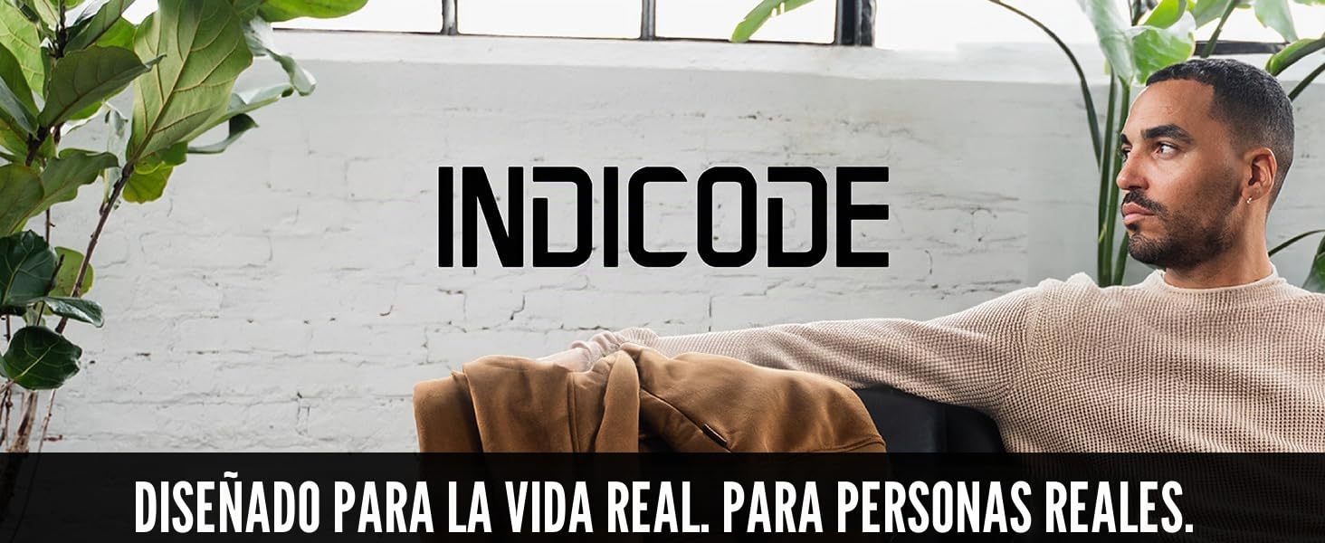 Indicode Hombres August Pantalón Cargo de algodón con 6 Bolsillos