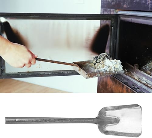 Miniatura 4 de Palas de pala de mango largo para chimenea, pala de jardín, pala abierta para nieve, carbón, patio, palas de herramientas