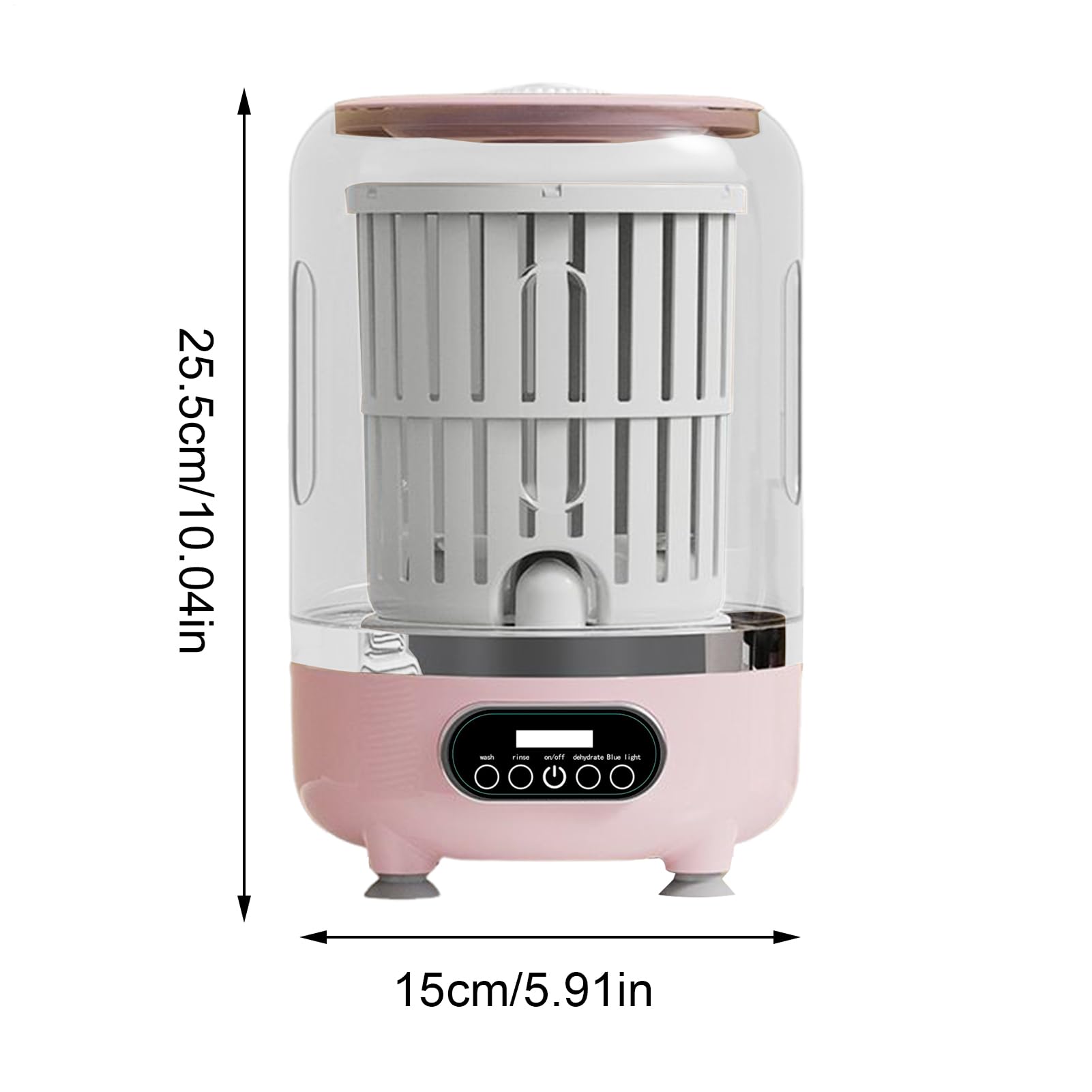 Mini Machine À Laver | Appareil De Lavage 3 Modes 3000mAh - Mini Lave-Linge Pour Soutiens-Gorge Sous-Vêtements Vêtements | Pour Appartement Dortoir Hôtel Literie Pour Animaux Maillot De Bain