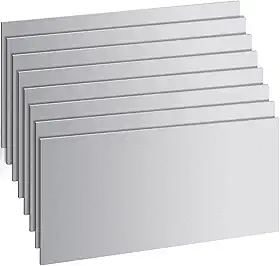 8 peças de chapa de aço calibre 20 30 x 15 cm chapa de aço laminada a frio soldável para projetos de artesanato DIY, industrial, profissional