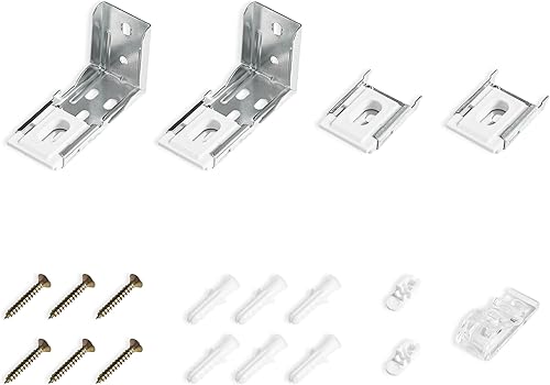 Zebra - Juego de accesorios para persianas enrollables, accesorios de repuesto de cenefa de casete de aluminio, kit de reparación de ventanas con disponible en Yaxa Venezuela