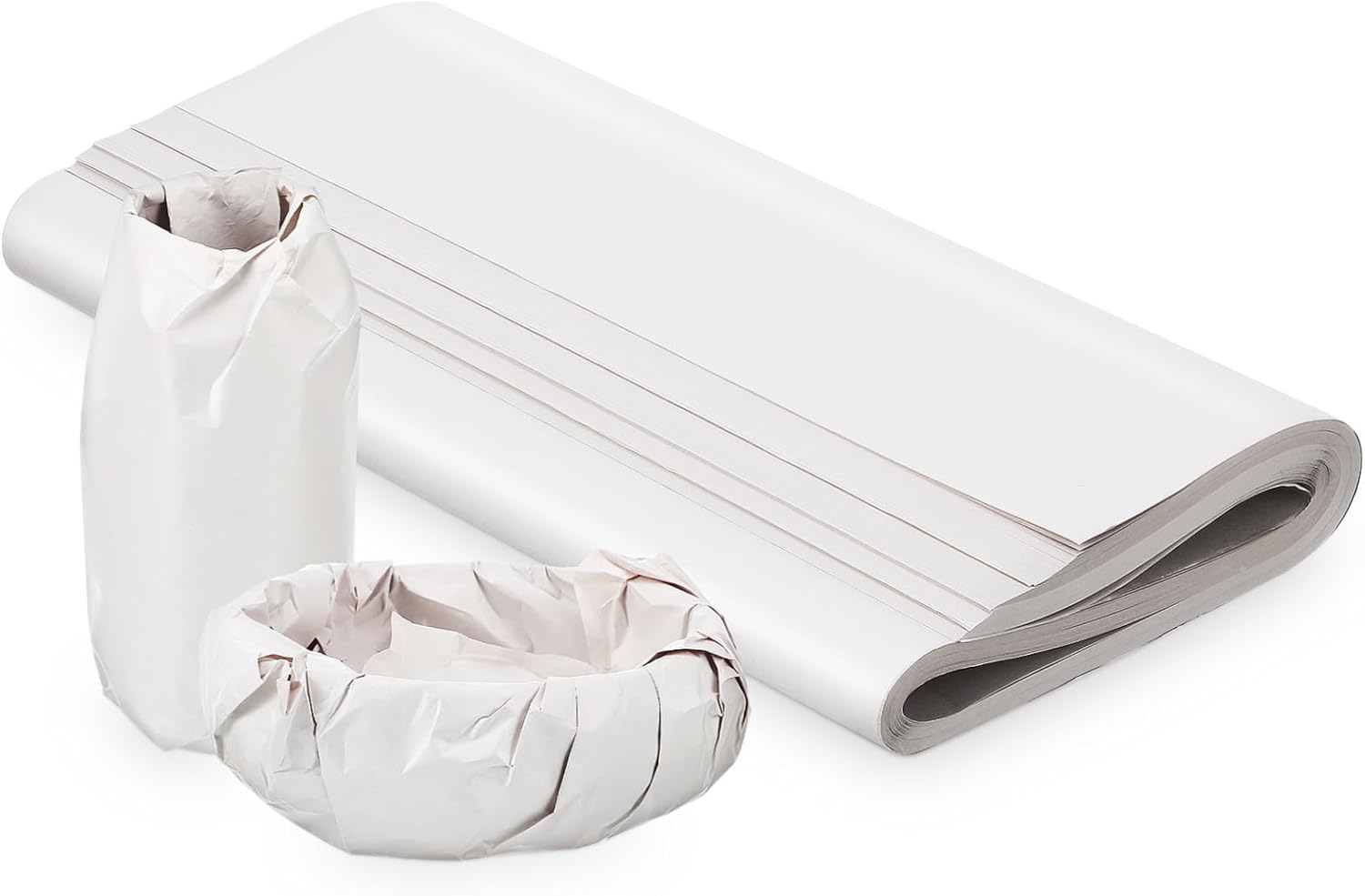 MUCKLILY 100sheets Newsprint Packing Paper Unprinted Shipping Wraps for Protecting Fragile Items Versatile Moving Box Fillers