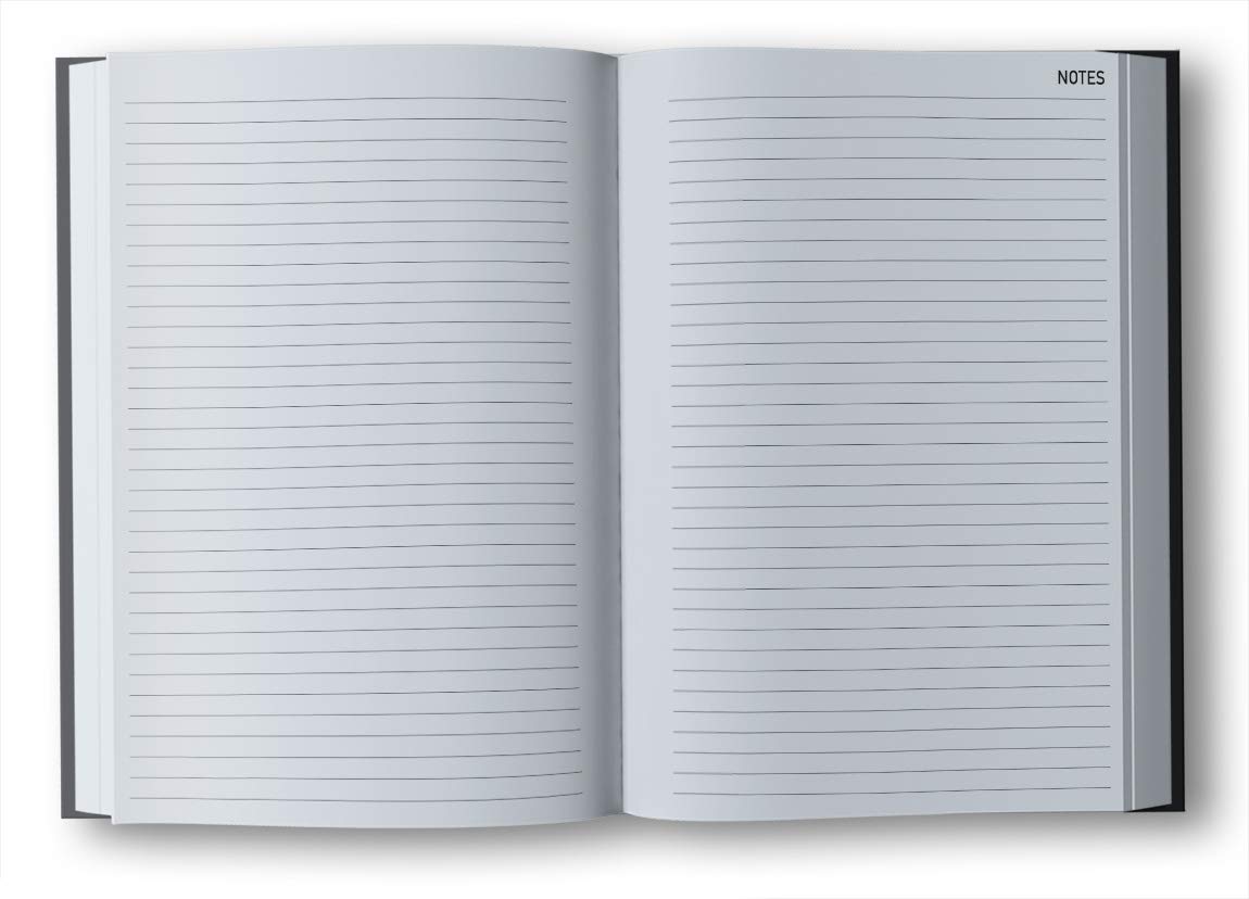 Reservations Book: Hardcover Restaurant Reservations, Double Page per Day for Lunch and Dinner, 8.5x11",Black
