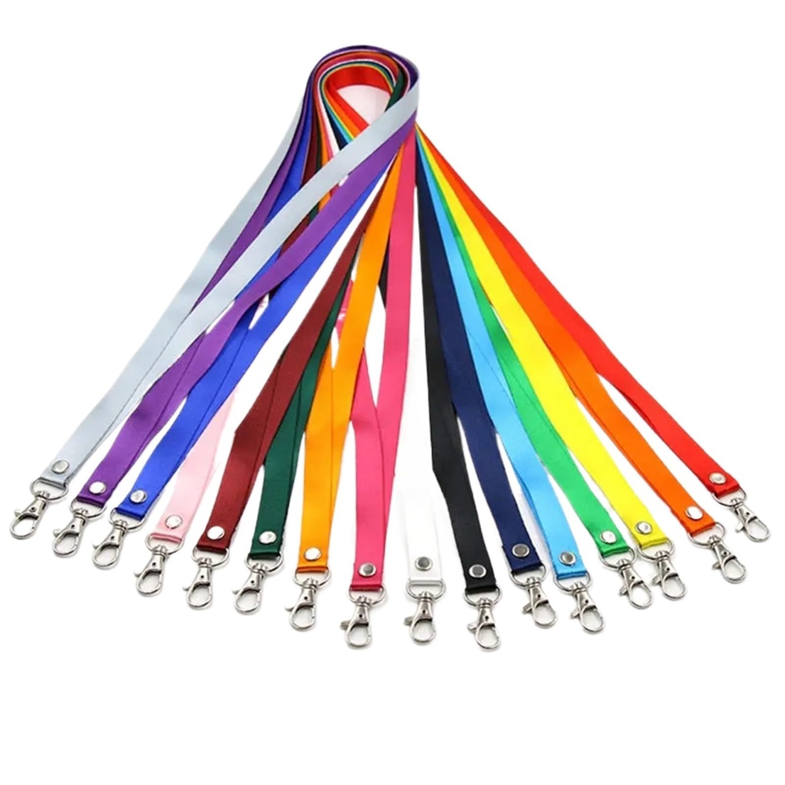 Smycz do telefonu komórkowego 20 szt. smyczy bezpieczeństwa na szyję do telefonu komórkowego, identyfikatora, identyfikatora, kluczy, metalowego kółka(Colors Mixed)