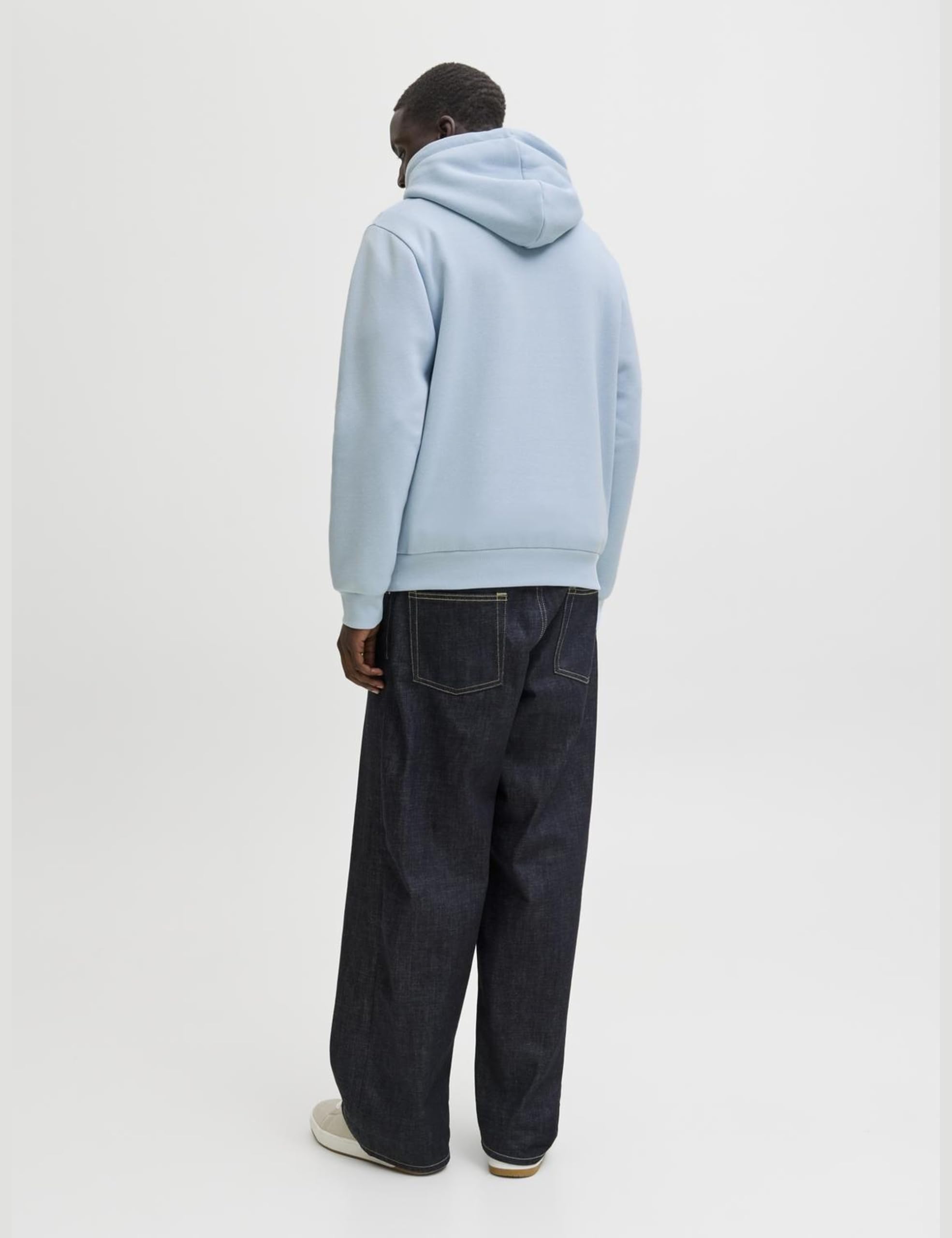 JACK & JONES Jjebradley Sweat Hood Noos, Celestial Blue, M