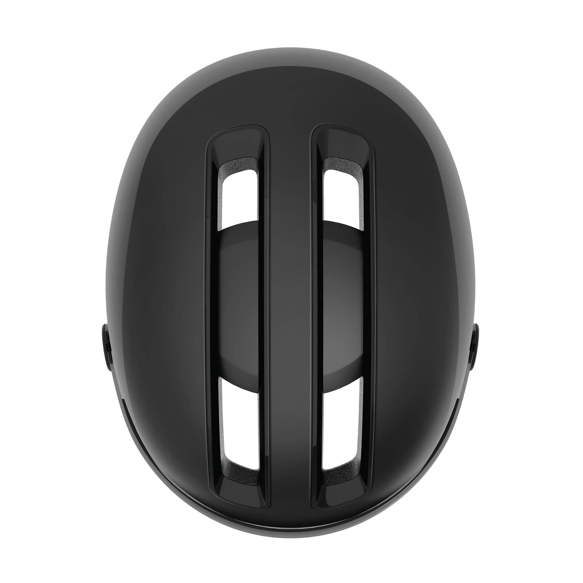 ABUS Kask miejski HUD-Y ACE - stylowy kask rowerowy z daszkiem i magnetycznym, ładowalnym tylnym światłem LED - dla mężczyzn i kobiet