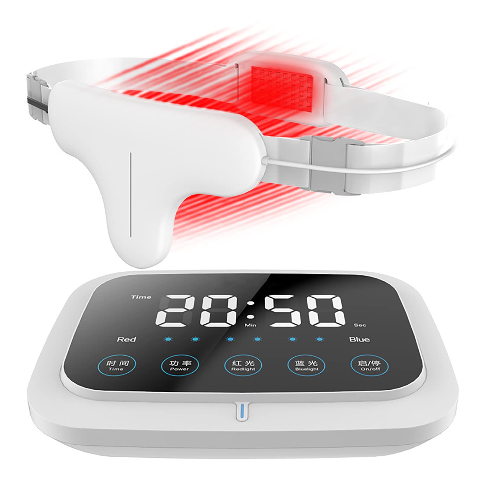 TPARIS Prostate Treatment Device, Repair Men Body Function, HD Touch Screen, Natural Therapy Home Use, for Urgency, Urinary Incontinence, Improves Health Promotes Sleep