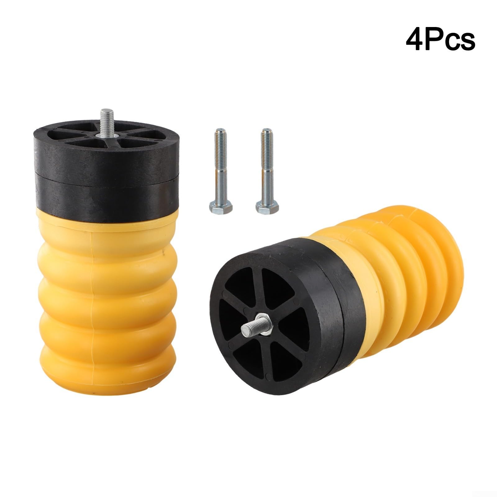 Kit de resorte auxiliar de aire trasero, para Fiat, para Ducato para Jumper para Boxer 2006+ compatible con SSR31354 ABS, negro y amarillo