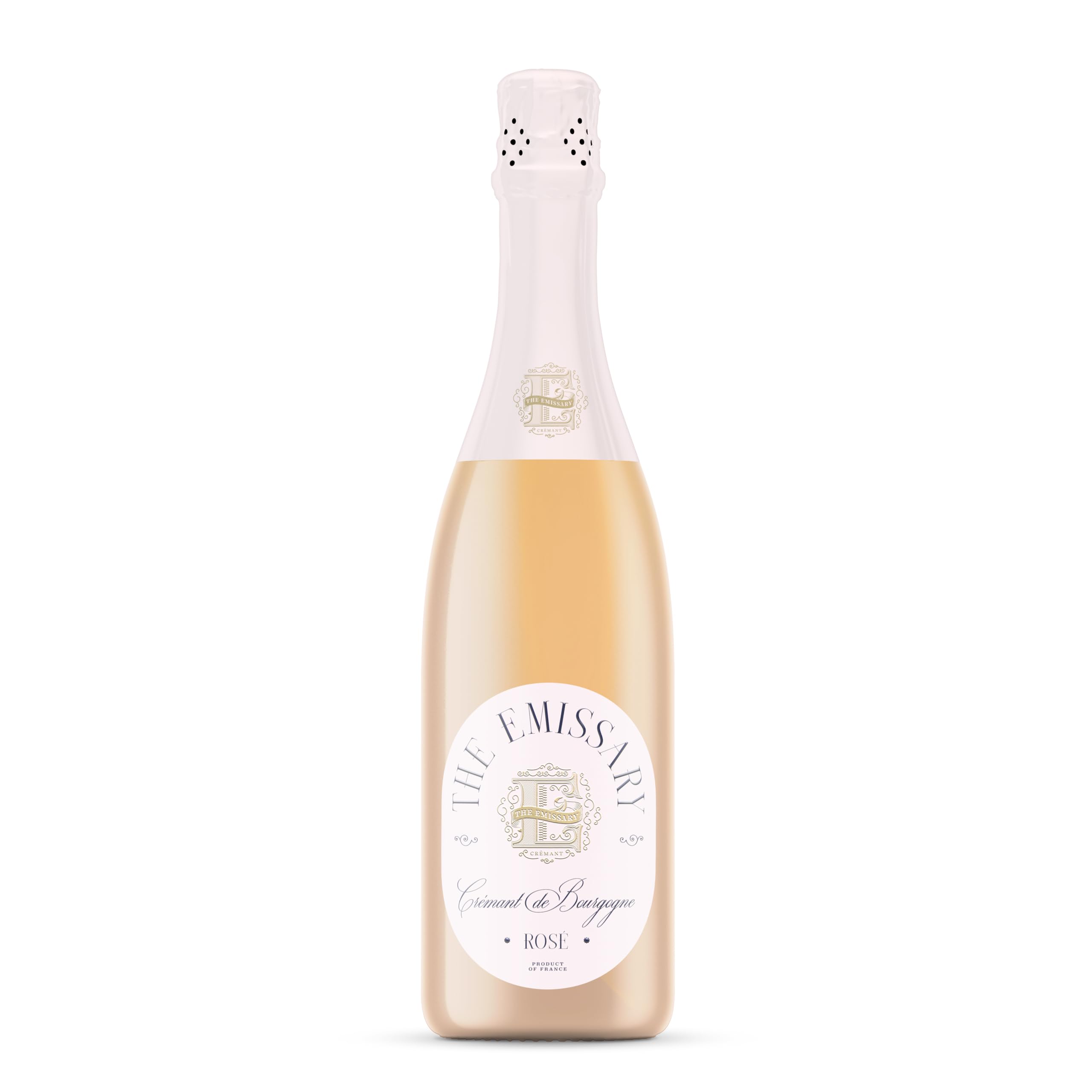 The Emissary Crémant de Bourgogne Rosé | 75cl | Traditional Method | Burgundy, France | 60% Aligoté, 30% Pinot Noir, 10% Gamay | Fine Mousse | Aperitif Sparkling Wine