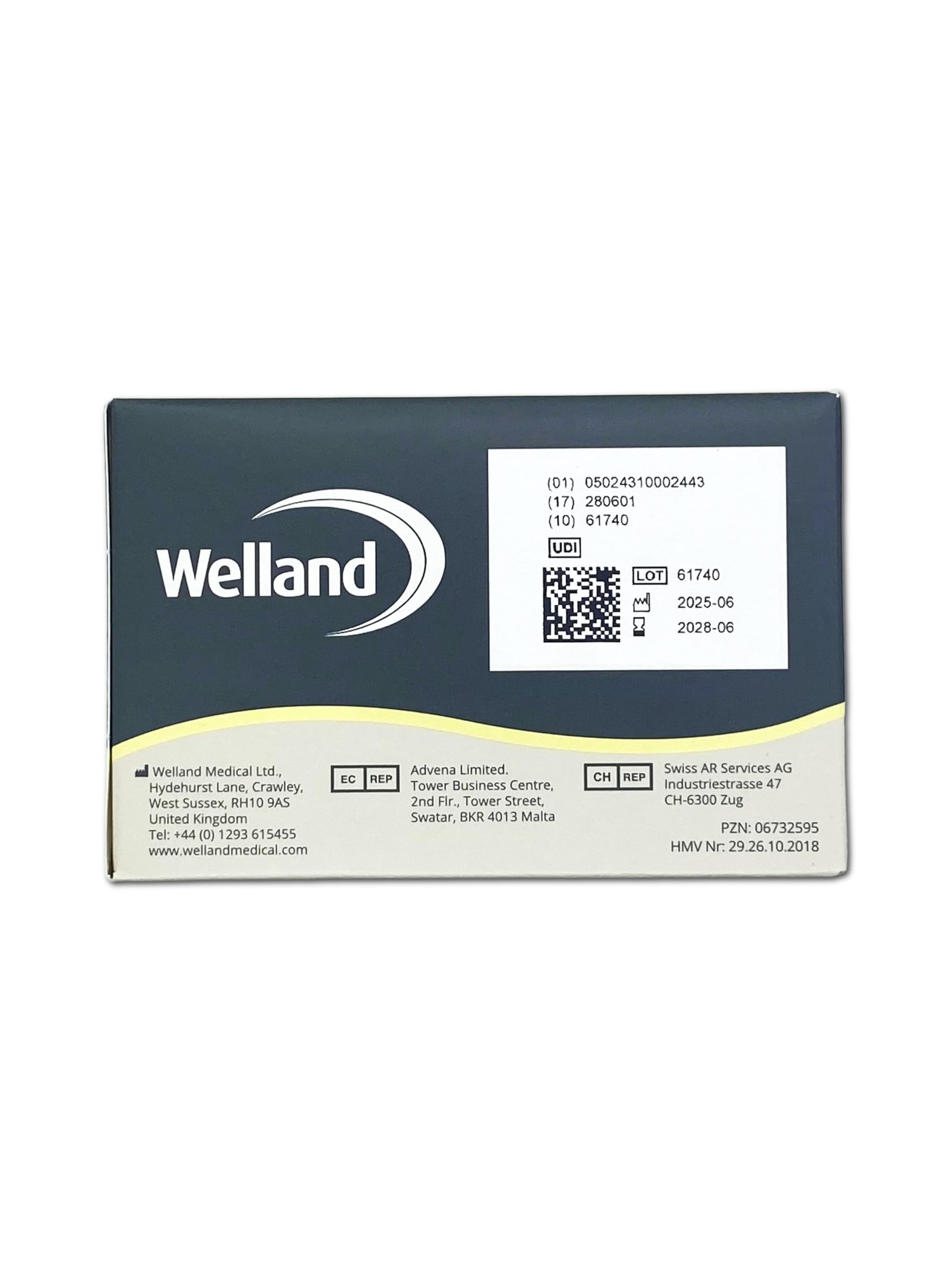 Welland WBF050 - Set di 50 panni protettivi per la pelle, non sterili