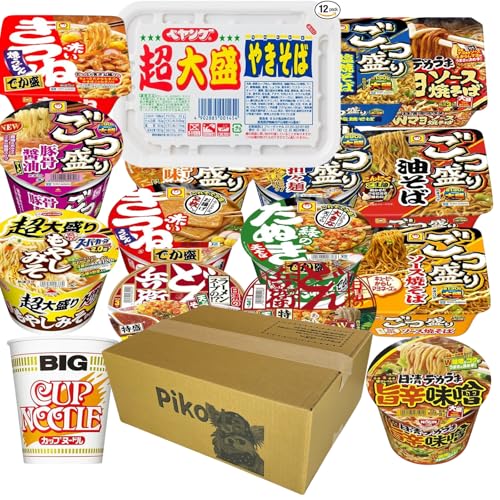 人気 買い置き 大盛り カップ麺 ★超大盛 焼きそば 必ず入る★ 12種 詰め合わせ 非常食 災害対策 ランダム アソート セット 食べ比べ カップラーメン カップヌードル