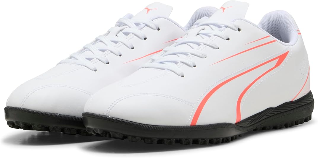 PUMA, Multitacos de Fútbol Vitoria TT, Hombre, Blanco y Naranja, Talla ...