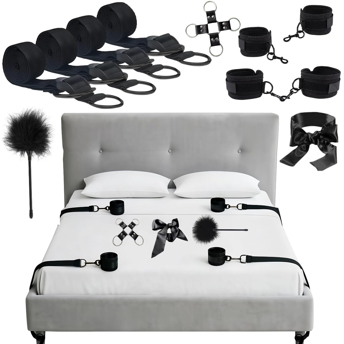 hogtie sex toy Frisky Stay Put Hog Tie Restraints Bondage Fetish Gear Sex Toy main image 0