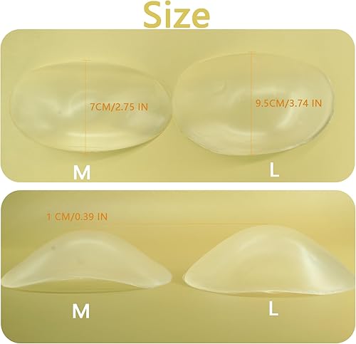 Miniatura 9 de Majurphy Almohadillas de hombro de silicona para el hombro, almohadillas de levantamiento de hombros adhesivas, accesorio para mujer y hombre, traje