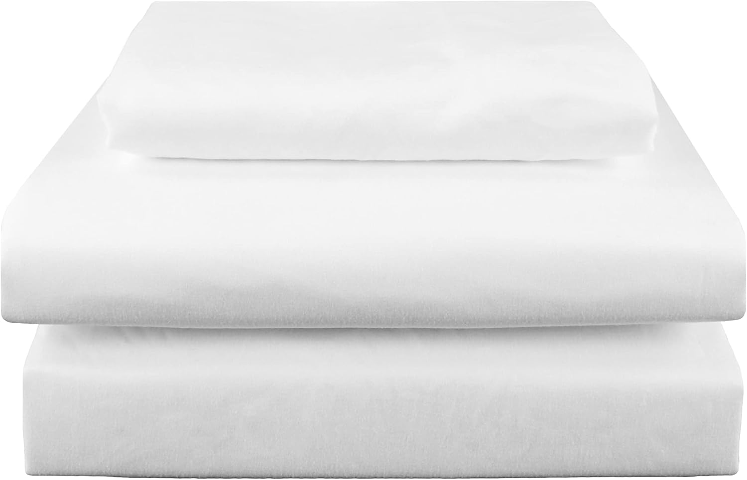 College Covers Everything Comfy Soft Brushed Microfiber Sheet Set, Twin, White