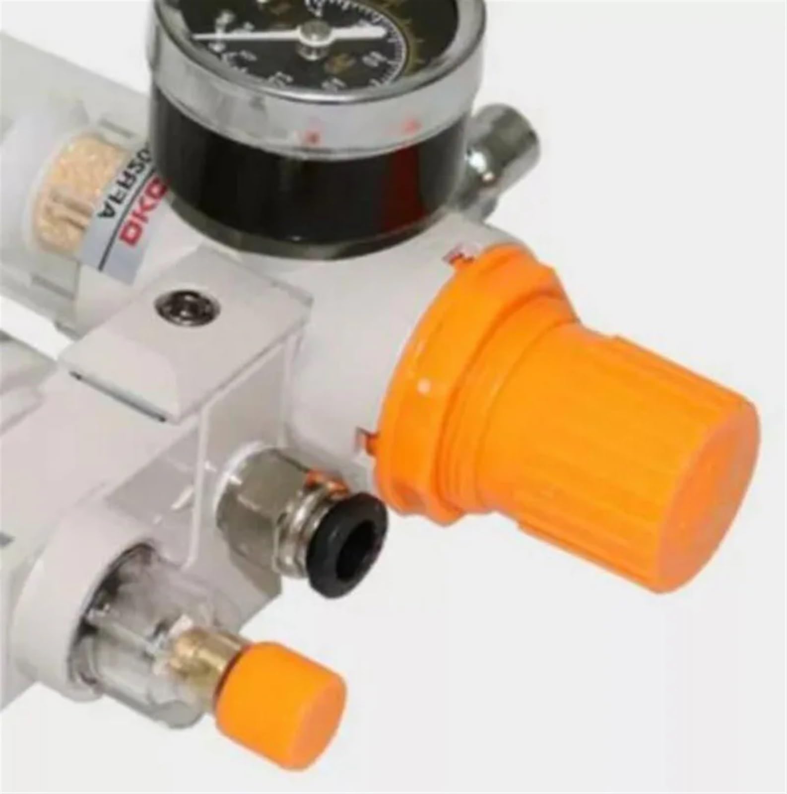 Regulador de filtro de compresor de aire, separador de agua y aceite, válvula Reguladora de filtrado, medidor de presión lubricador de drenaje automático, 1 ud.