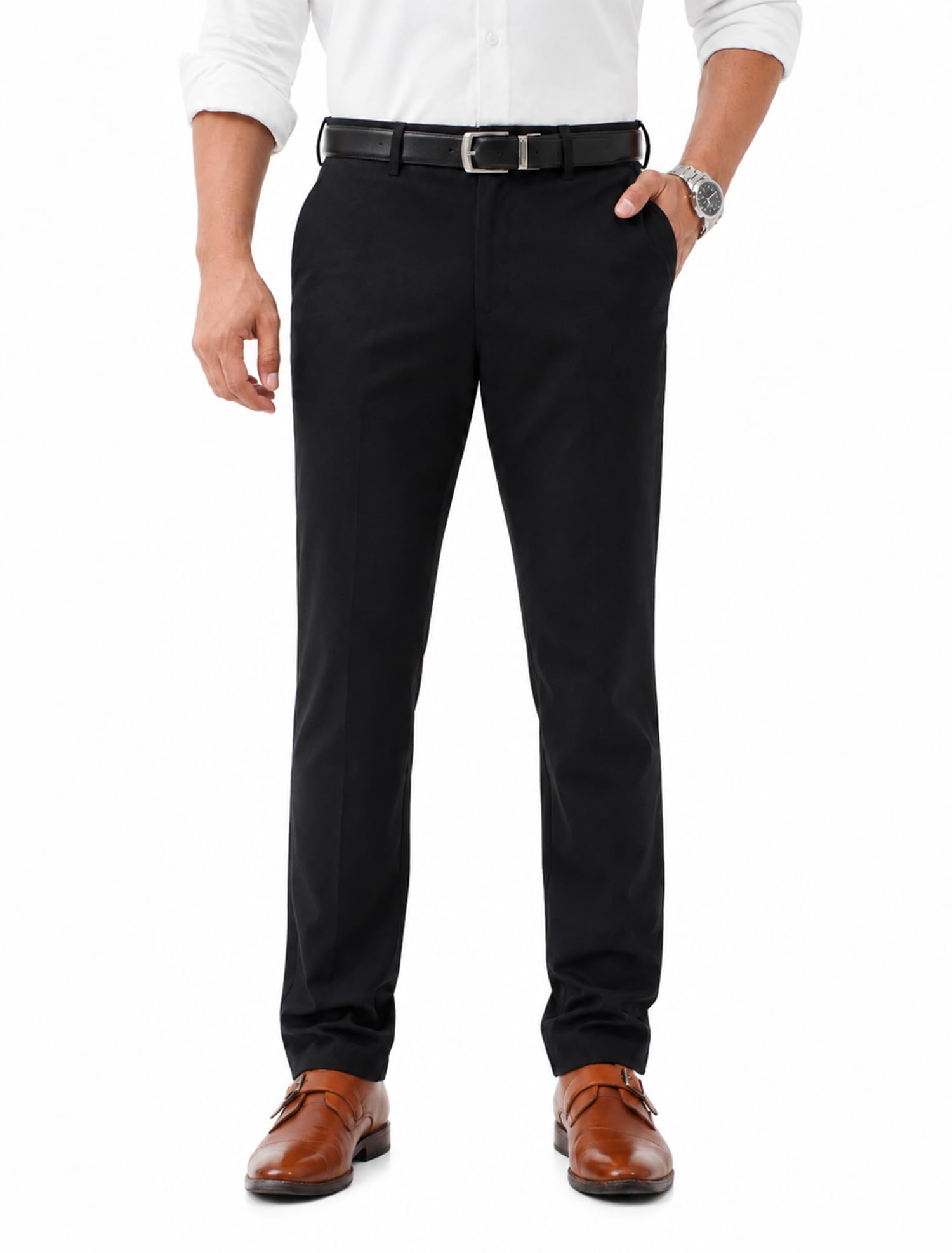 Cotton Formal Pants for Men Office Wear | Premium Formal Trouser Men's Stylish Slim Fit Pant| Comfortable Bottom Casual Pant Man for Party,Office & Daily Use-picture-50