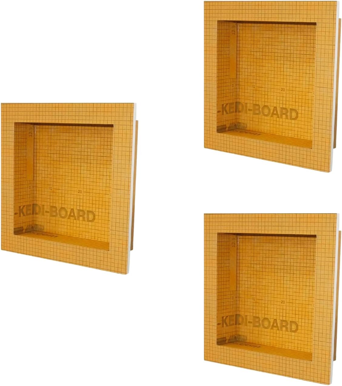 Schluter Systems Kerdi Board Prefabricated Waterproof Shower Niche 12" x 12" Pack of