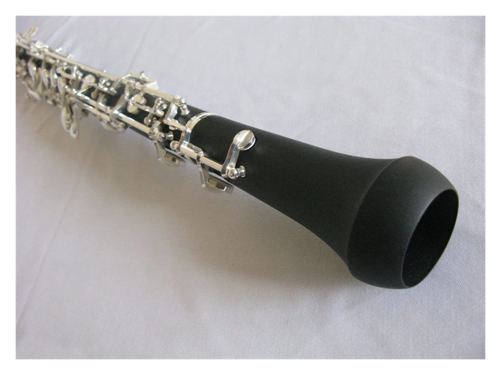 Strumento Oboe Tasti per Oboe in SIB Corpo in Ebano Placcato Argento Principiante di Oboe