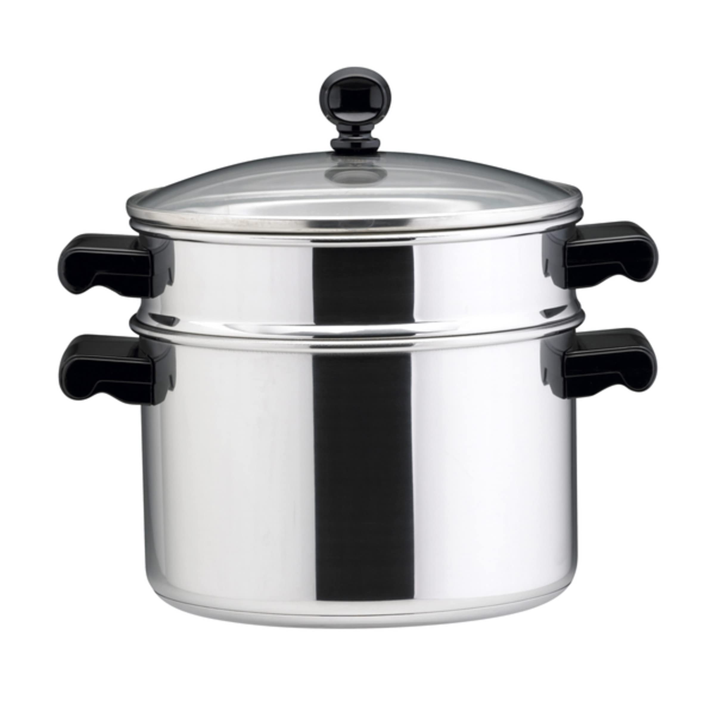 Farberware Classic Stainless Steel Stack and Steam Saucepot and Steamer Insert, 3 Quart