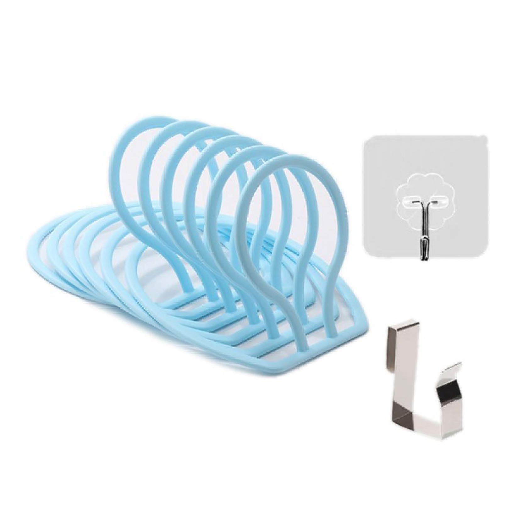 SALICEHB6pcs Adjustable Organizer Back Door Hanging Baseball Cap Hat Towel Belt Storage