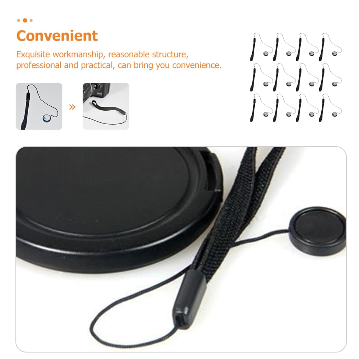 SHINEOFI Correa De Muñeca De Poliéster Para Cámara De Lanyard Portátil Accesorios De Protección Para Y Lentes