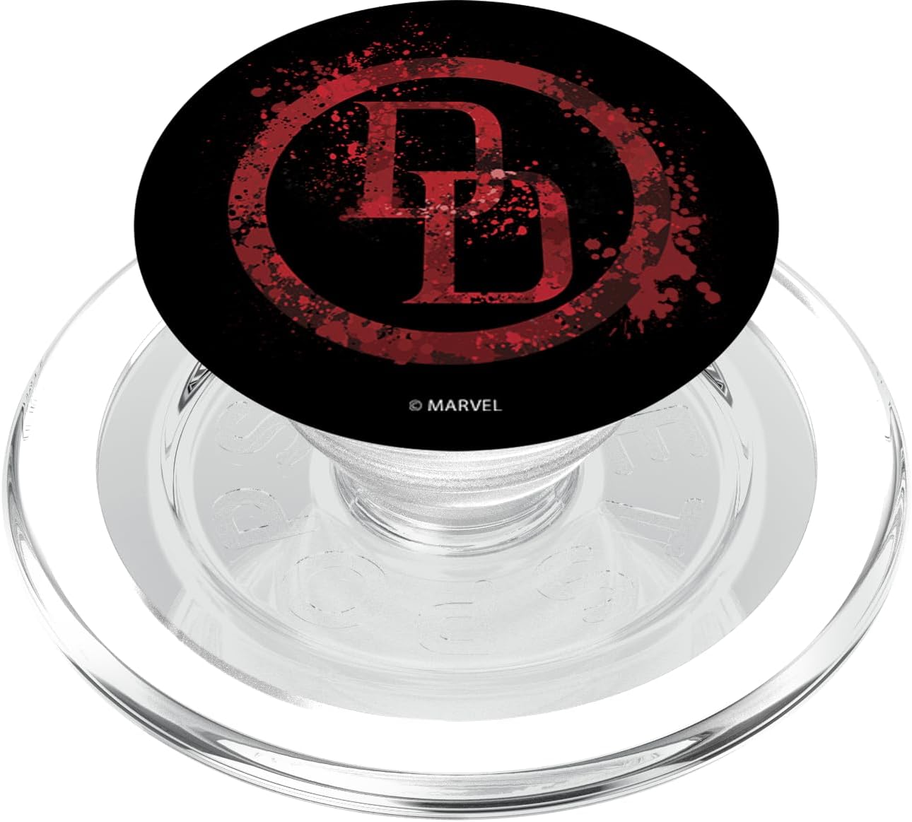 Marvel Dare Devil Spatter Icon PopSockets MagSafe PopGrip for iPhone