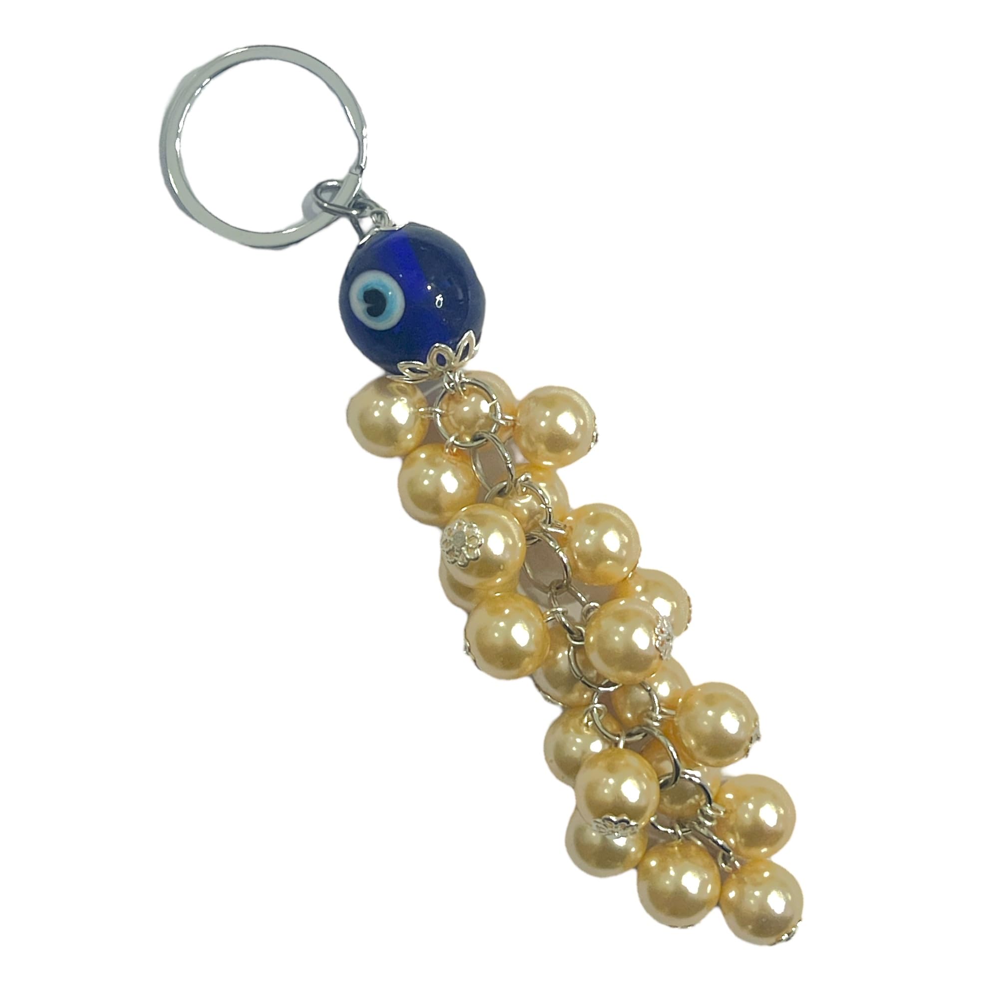 Evil Eye Keychain - Stainless Steel Gift -3