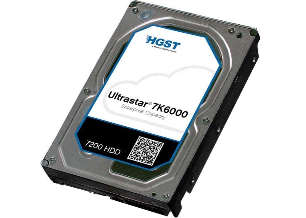 HGST Ultrastar 7 K6000 4TB HDD 7200RPM SATA 24x7 128MB Cache 6GB/s 8,9 cm 3,5 Zoll intern HUS726040ALE610