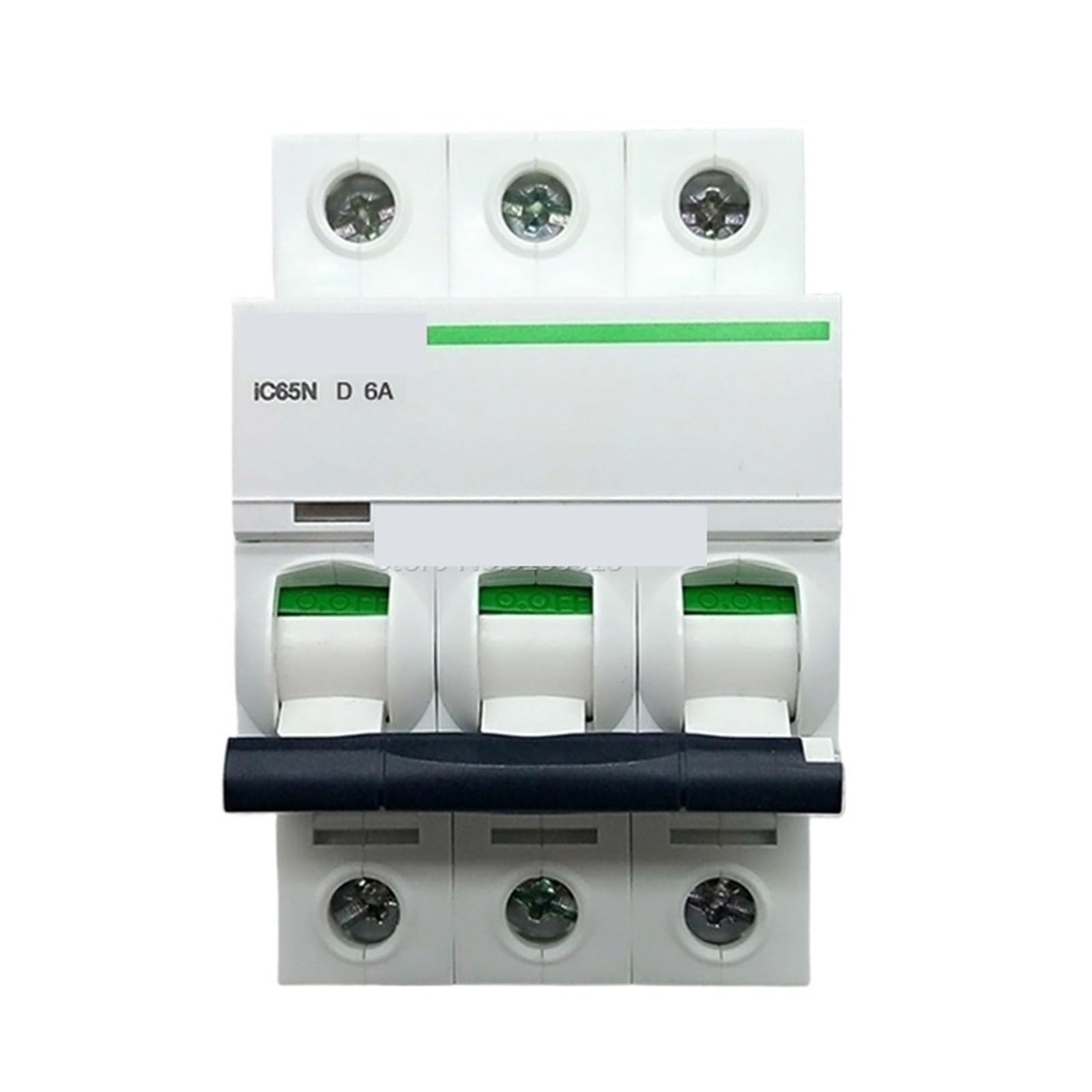 Disjoncteur iC65N 3P D6A courbe D Schneider Acti 9 A9F19306 protection triphase
