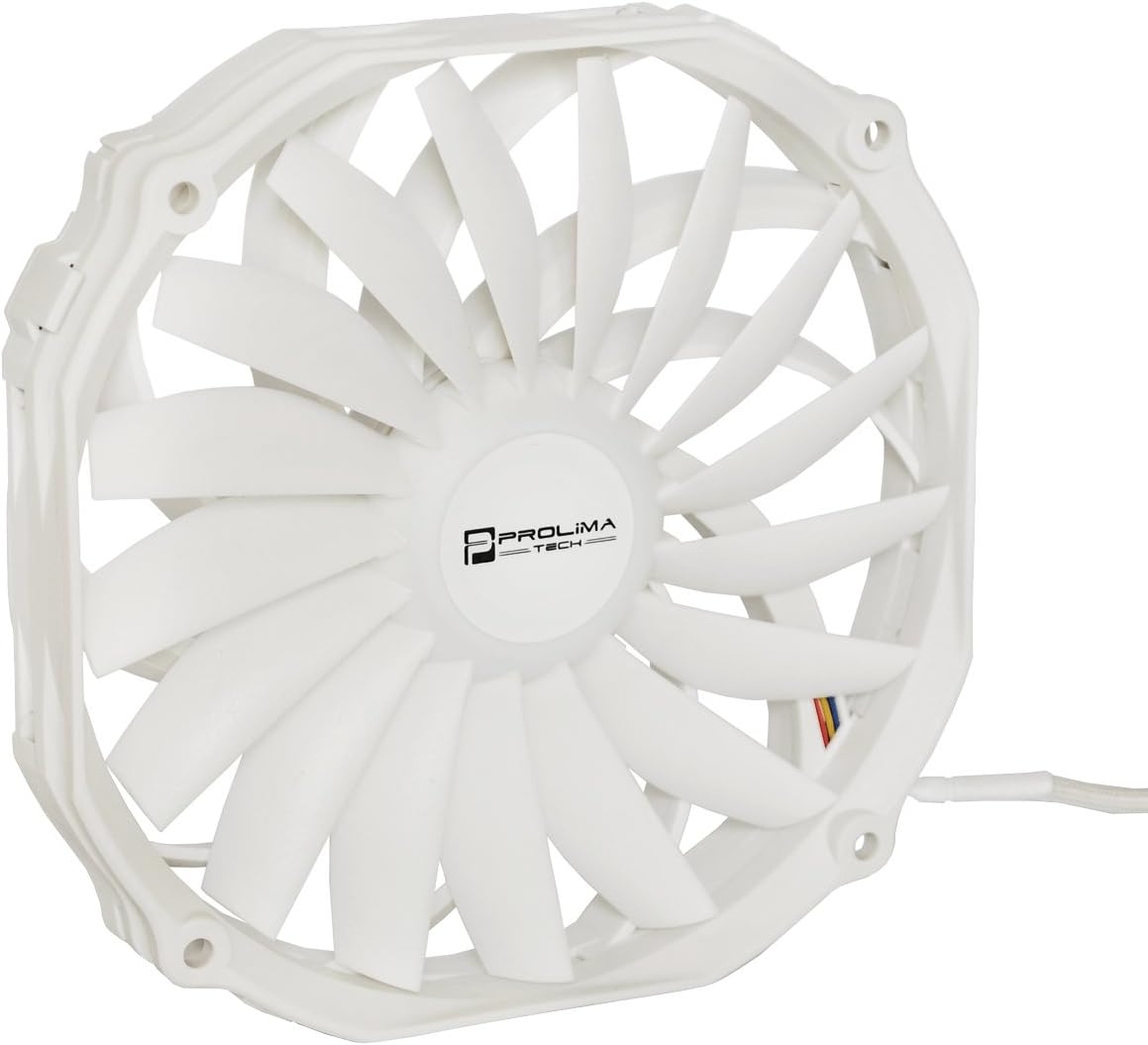 Prolimatech Ultra Sleek Vortex 14 White w/Static Booster Bundle