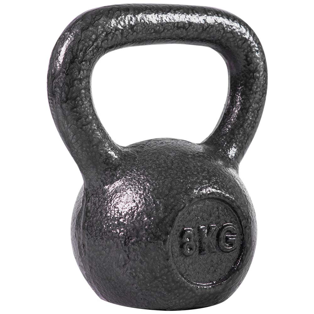 Kettlebell in Ghisa con Superficie Verniciata Che Pesa 4-40kg per Sviluppare I Muscoli Che Migliorano la Forza del Nucleo e Migliorano L'equilibrio,12kg